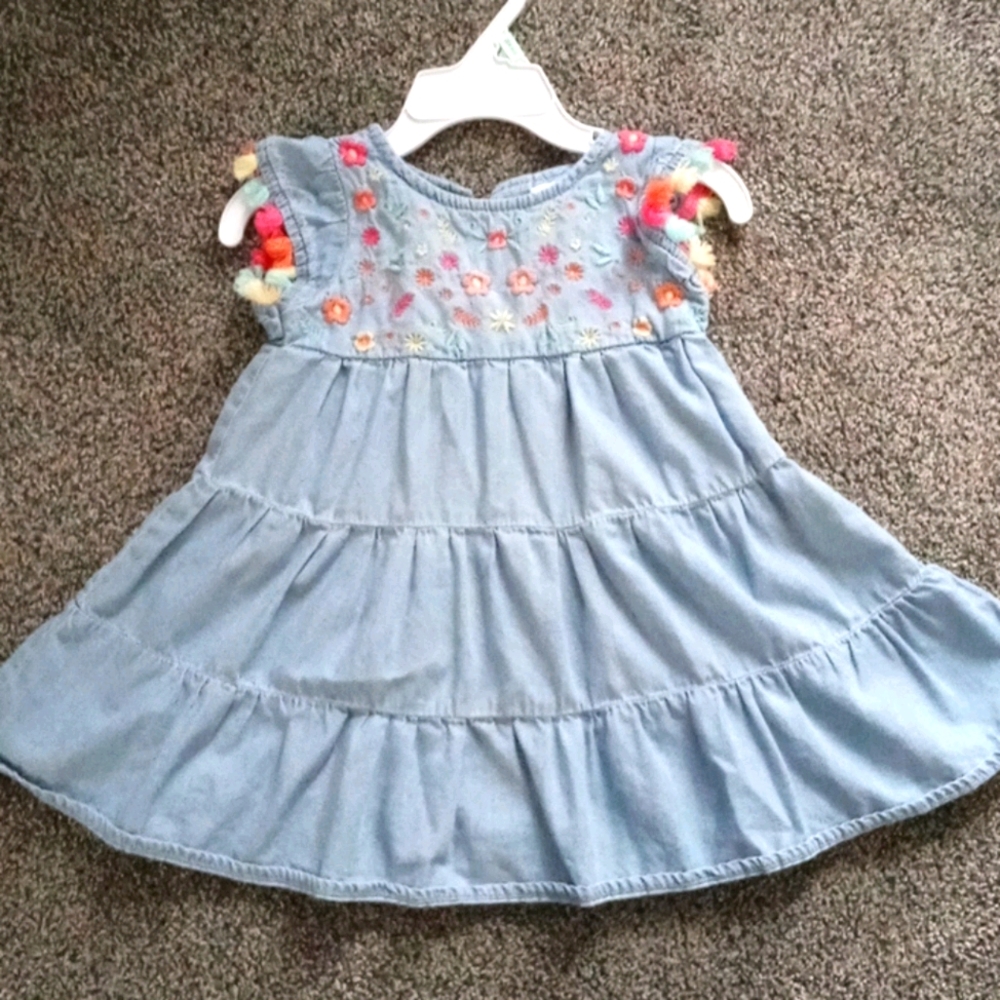 Embroidered dress baby girl 12-18 months